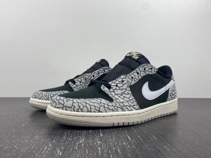 jordan 1 retro low og black cement cz0790-001
