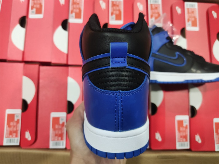 nike dunk high se camo black royal dd3359-001