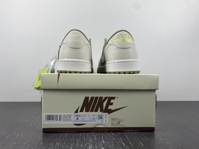 air jordan 1 retro low golf travis scott neutral olive fz3124-200