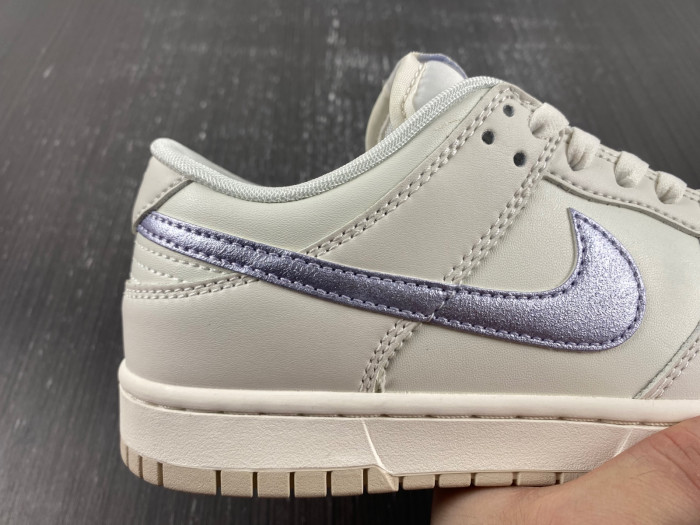 nike dunk low ess sail oxygen purple (women