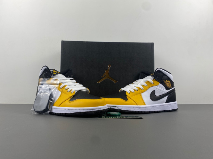 air jordan 1 mid “yellow ochre” dq8426-701