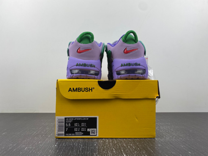 ambush x nike air more uptempo low “lilac” fb1299-500