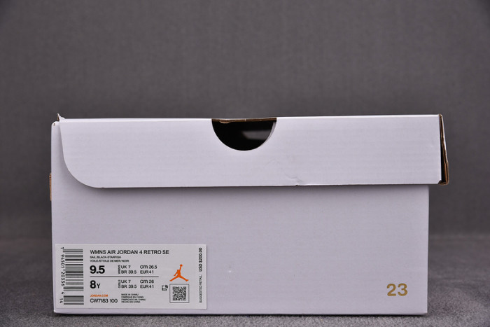 air jordan 4 wmns starfish cw7183-100