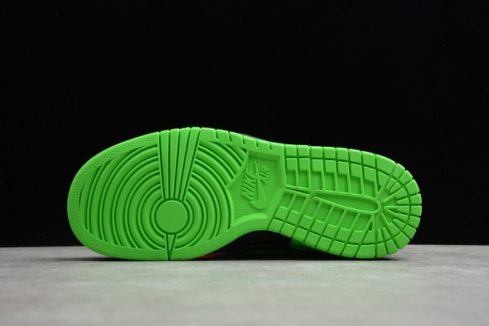 off-w x nike air rubber dunk “green strike” cu6015-001