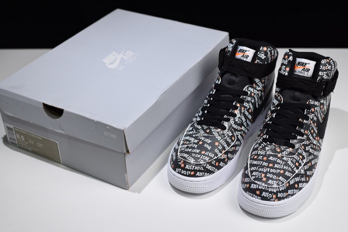 nike air force 1 high “just do it” print ao5183-001