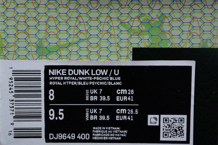 union la x nike dunk low dj9649-400