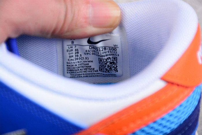 nike dunk low scrap knicks dm0128-100