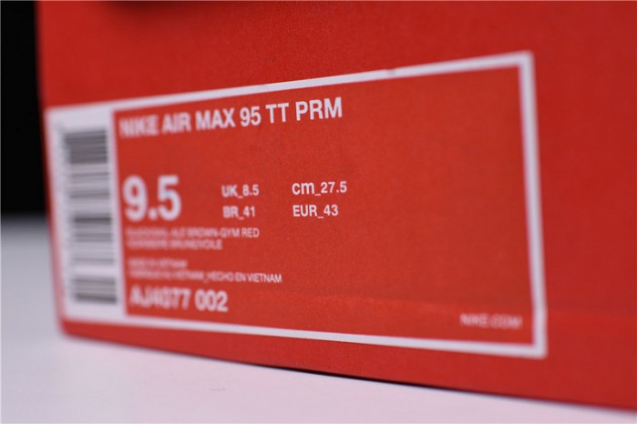 nike air max 95 “pull tab” pack black/ sail-ale brown-gym red aj4077-002