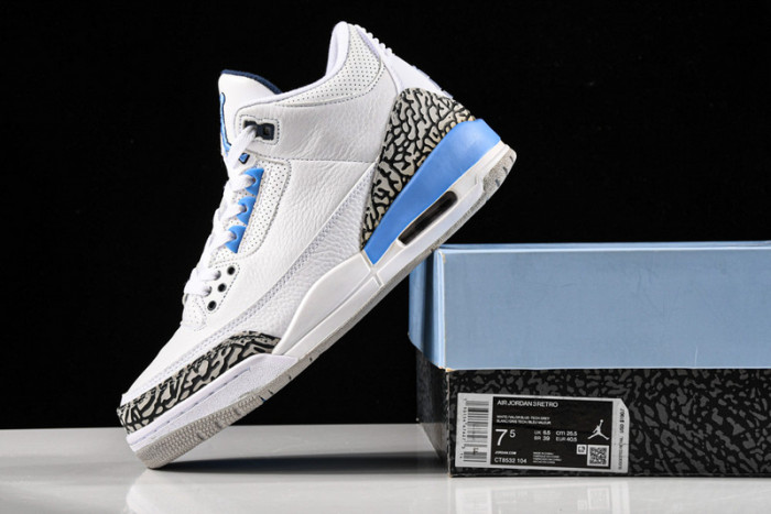 air jordan3 unc ct8532-104