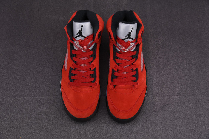 air jordan 5 raging bull 2021 red suede dd0587-600