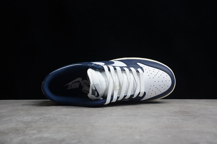 nike sb dunk low navy blue white running shoe dd1503-115