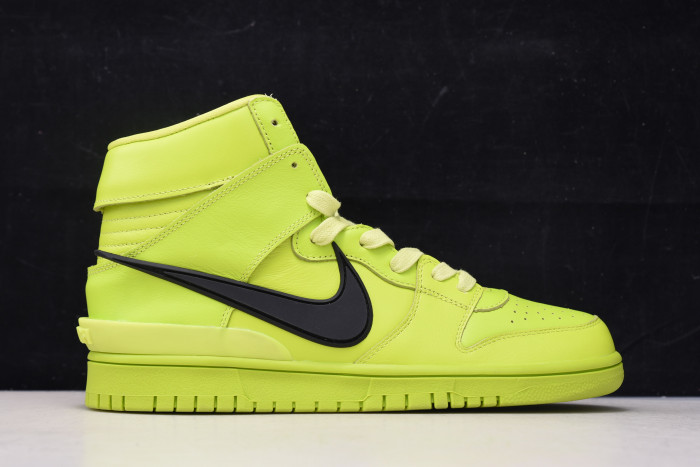 nike dunk high ambush flash lime cu7544-300