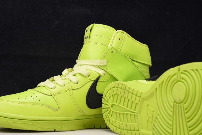 nike dunk high ambush flash lime cu7544-300