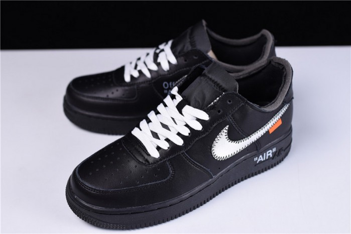 ow x nike air force 1 07 low black av5210-001
