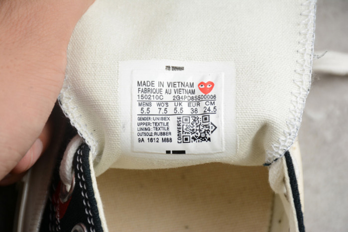 CONVERSE CDG X CONVERSE CHUCK TAYLOR 70S OG00108